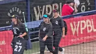 Thumbnail: Crowd Cheers as Players Emerge for Opening Game of Inaugural Women's Pro Baseball League