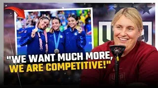 Thumbnail: EMMA HAYES PLANS USWNT’S FUTURE AFTER PARIS GOLD, WITH FOCUS ON THE 2027 WOMEN’S WORLD CUP | USWNT