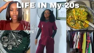 Thumbnail: A Week in My Life in Nigeria l Living Alone Diaries,home cooking,Nurse shifts & seminar 