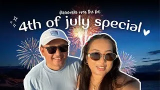 Thumbnail: FIREWORKS OVER THE FOX 🎆 | 4TH OF JULY SPECIAL| leicht memorial park, food trucks, boba tea, tacos 🌮