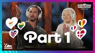 Thumbnail: Linda Lampenius and Pete Parkkonen react to Eurovision 2026 songs // PART 1 🎤