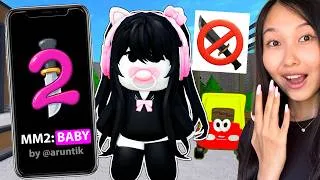 Thumbnail: I made MM2 into a KIDS GAME..