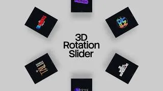 Thumbnail: 3D Rotate Slider Figma Animation | Figma Prototype