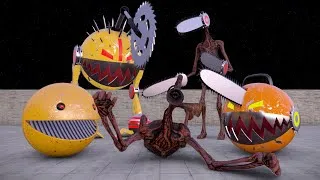 Thumbnail: Robot Pacman vs SirenHead (@v-nexanimation)