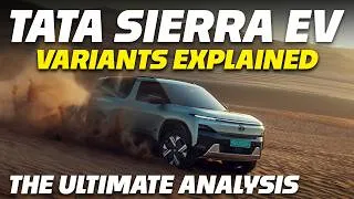 Thumbnail: Tata Sierra EV Variants Explained — Which One To Buy? (Pure, Adventure, Empowered) | V3Cars