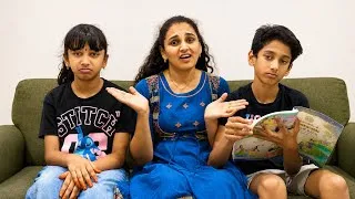 Thumbnail: Telugu Reading Test for Ammu & Nandu! 😂📚 Who Read Better? 🤣 @V5family_vlogs 