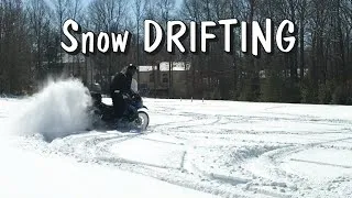 Thumbnail: KLR650 Snow DRIFTING