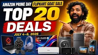 Thumbnail: 🔥 Top 20 BEST Deals in Amazon Prime Day & Flipkart GOAT Sale 2026 | Don’t Miss These Offers!