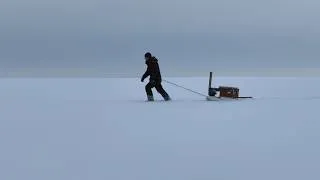 Thumbnail: Wood-Burning Stove-Heated Sled Helps Me Survive a Cold Night in Shelter While Ice Fishing