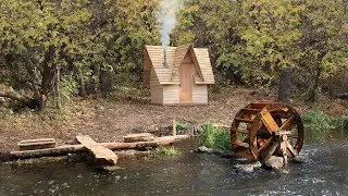Thumbnail: Building a Sawmill to Build a Log Cabin for Survival, Bushcraft Off-Grid Engineering