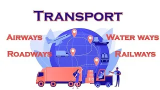 Thumbnail: Transport l Need for transport l Road ways, Airways, Waterways & Railways. Class 5 Social Science