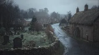 Thumbnail: Rainy Village Beside an Old Cemetery | Heavy Rain & Gentle Thunder Sounds for Deep Sleep