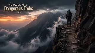 Thumbnail: Surviving The Most Dangerous Trek 🧗 | Dangerous Secret Mountain Trekking | Deadliest Mountain Trek
