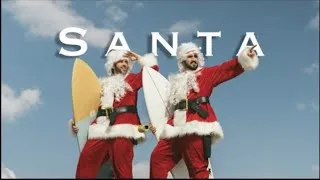 Thumbnail: Surfing as Santa Claus in Venice Beach California
