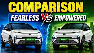 Thumbnail: Tata Nexon EV Fearless 45 Vs Empowered 45 Comparison 2026 ✅ Tata Nexon EV 2026