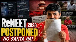 Thumbnail: Can ReNEET 2026 Really Get Postponed? 🤯