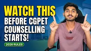 Thumbnail: CGPET 2026 Counselling Rules & Guidelines | Everything You Need to Know 🔥