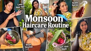 Thumbnail: Monsoon Hair Care Routine ☔✨ | Hair Wash, Scalp Care & Everything Shower Routine