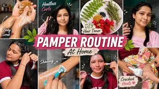 Thumbnail: Ultimate Pamper Routine 🌸 | Everything Shower, Hair Care, Skincare & Body Care