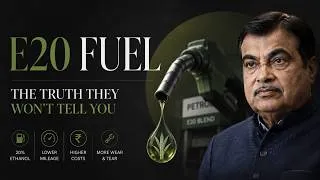 Thumbnail: E20 Petrol Controversy: Are 30 Crore Drivers Paying the Price? | Vajiram & Ravi