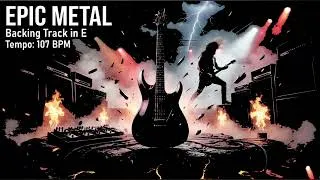 Thumbnail: Metal Backing Track in E | Tempo 107 | Guitar Shred