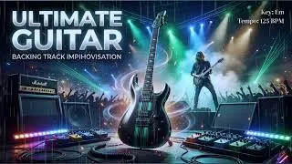 Thumbnail: Ultimate Guitar Backing Track Improvisation | Key: E Minor (Em) | Tempo: 125 BPM | No Vocals