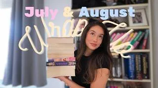 Thumbnail: July & August Reading Wrap Up ⭐️ 5-Star Reads, New Fav Authors & Finishing Series! 📚