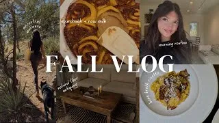 Thumbnail: FALL DAYS IN MY LIFE🕯️my morning routine, baking sourdough cinnamon rolls, healthy habits + more