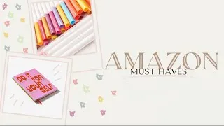 Thumbnail: AMAZON must haves for students| and no its not the usual mildliners notebooks stuff..