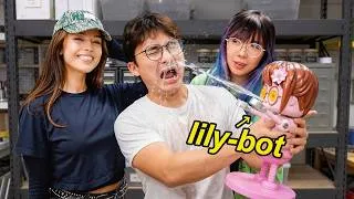 Thumbnail: Building an Unhinged Robot for Michael Reeves (ft. LilyPichu)