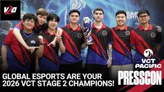 Thumbnail: Global Esports (GE vs. NS) | VCT Pacific Stage 2 2026 | Post-match Press Conference
