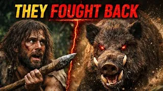 Thumbnail: When Wild Pigs Fought Back | Ancient Humans vs Nature | Silent Survival Story