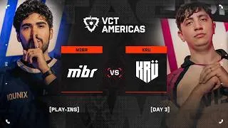 Thumbnail: MIBR vs KRU - VCT Americas Stage 2 Play-Ins - Day 3