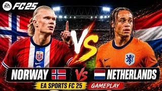 Thumbnail: 🇳🇴 Norway vs 🇳🇱 Netherlands | EA SPORTS FC 25 Gameplay ⚽ Who wins this epic football clash?