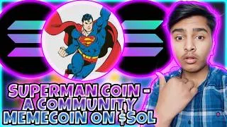 Thumbnail: 🔥 Superman Coin ($SUPR) | Solana Community Token Explained 🚀
