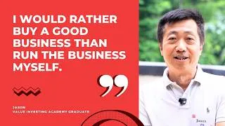 Thumbnail: Why This Business Owner Started Investing at 55 | Value Investing Academy