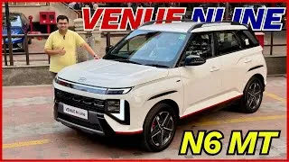 Thumbnail: 2025 New Hyundai Venue Nline N6 Base Variant Manual Detailed Review in Hindi - Most Demanded Variant