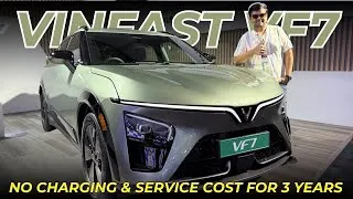 Thumbnail: 2025 Vinfast VF7 Sky Infinity Detailed Walkaround Review In Hindi - Priced at just 20.80 lakhs ||
