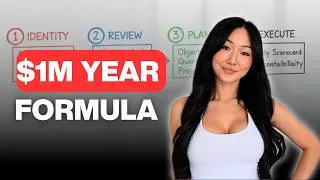 Thumbnail: How I Plan Million-Dollar Years 💰 | Income goals, project planning & calendar mapping 🗓️