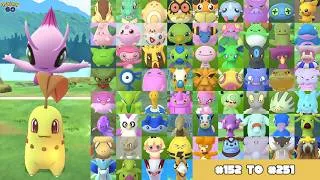 Thumbnail: Shiny Chikorita to Shiny Celebi: Complete Johto Shiny Dex in Pokemon GO!