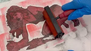 Thumbnail: Valentine's Day Print Making Process and Story Behind the Art