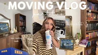 Thumbnail: Building my new bookshelves, marketplace finds, ikea trips & more 📔🕯️🖼️🤎 MOVING VLOG PART TWO!