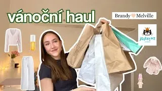 Thumbnail: VÁNOČNÍ HAUL 🎄🎅🏻 | brandy melville, jellycat, sonny angels...