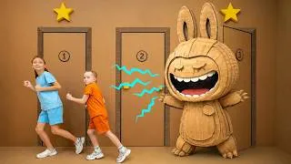 Thumbnail: Opening the Wrong Doors at the Cardboard Cinema: A Funny Kids Adventure