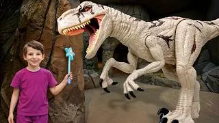 Thumbnail: Where Did the Dinosaurs Go? Kids Search for Dino Toys and Learn Amazing Facts
