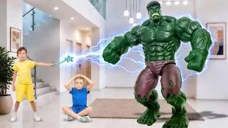 Thumbnail: Alex turns superheroes into toys! Kids learn to help each other along the way.
