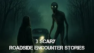 Thumbnail: 3 Scary Roadside Encounter Stories Told in The Rain | Horror Stories to Fall Asleep & Relax to