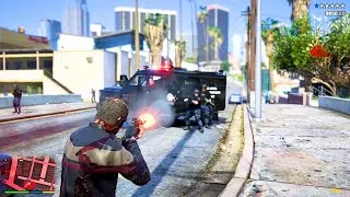 Thumbnail: GTA 5 - Trevor Vespucci Beach Shootout + 10 Star Escape