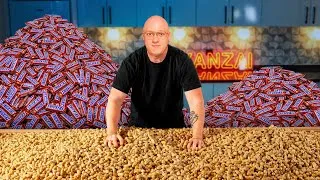 Thumbnail: How Many Snickers Can You Make From 1 Bag of Peanuts?