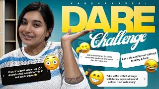 Thumbnail: Dare challenge completed 🤪🧿 #varshakaveri #challenge #darechallenge 